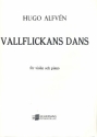 Vallflickans Dans op.37,4 for violin and piano