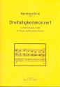 Dreifaltigkeitskonzert op.100 fr Orgel und Streichorchester Partitur