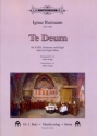 Te Deum fr gem Chor, Orchester und Orgel (Orgel solo) Partitur
