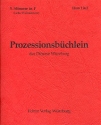 Prozessionsbchlein der Dizese Wrzburg zum alten GL fr Blser 5. Stimme in F (Horn 1)