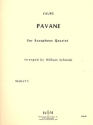 Pavane for saxophone quartet (SATB) score and parts