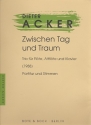 Zwischen Tag und Traum fr Flte, Altflte und Klavier Stimmen