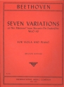 7 Variations for viola and piano