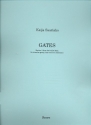 Gates for flute, cello, harpsichord and live electronics score