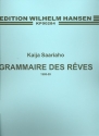 Grammaire des reves for soprano, alto, 2 flutes, harp viola and violoncello score
