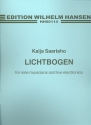 Lichtbogen for nine musicians and live electronics score