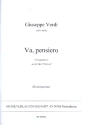 Va pensiero fr gem Chor und Orchester Klavierpartitur (it)