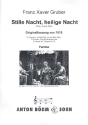 Stille Nacht  fr Sopran, Alt, gem Chor, 2 Violinen, Violoncello/Kontraba und 2 Hrner in F Partitur