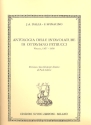 Antologia delle intavolature di Ottaviano Petrucci  per chitarra