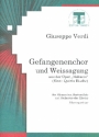 Chor der Gefangenen und Weissagung fr Bariton, Mnnerchor und Orchester (Klavier) Klavierauszug