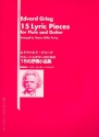15 lyric Pieces  for flute and guitar score and part