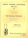 Autumne from The Seasons for treble viol and 2 bass viols and organ continuo parts