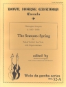 Spring from The Seasons for treble viol and 2 bass viols and organ continuo parts