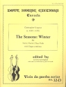 Winter from The Seasons for treble viol and 2 bass viols and organ continuo