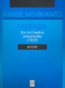 Fantasia for orchestra score