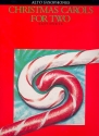 Christmas Carols for two: for 2 alto saxophones score