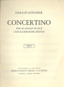 Concertino für Klarinette und Orchester Schlagzeug (ad lib.)