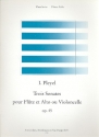 3 Sonaten op.45 fr Flte und Viola (Violoncello) Stimmen