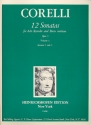 12 Sonatas op.5 vol.2 (nos.3-4) for alto recorder and Bc (en)
