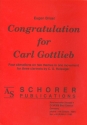 Congratulations for Carl Gottlieb fr 3 Klarinetten Partitur und Stimmen