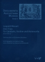 3 Trios Eisen XI:1-3 fr Cembalo, Violine und Violoncello Partitur und Stimmen