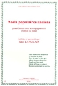 Noels populaires anciens pour choeur mixte et piano (orgue) partition