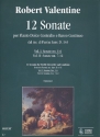 12 Sonatas vol.1 (no.1-6) for treble recorder and Bc