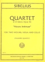 Quartet d minor op.56 Voces Intimae for string quartet parts