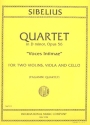 Quartet d minor op.56 Voces Intimae for string quartet parts