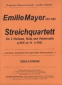 Streichquartett g-Moll op.14 fr 2 Violinen, Viola und Violoncello Partitur und Stimmen,  Reprint