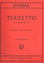 Terzetto C major op.74 for violin, viola and cello score and parts