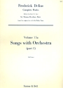 Complete Works vol.15a Songs with Orchestra vol.1 score
