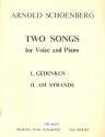 2 frhe Lieder fr Gesang und Klavier