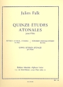 15 tudes atonales pour flute