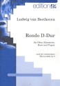 Rondo D-Dur op.6 für Oboe, Klarinette, Horn und Fagott Partitur und Stimmen