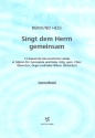 Singet dem Herrn gemeinsam fr Gemeinde (gem Chor) und Instrumente ad lib Partitur