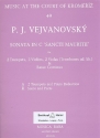 Sonate C-Dur für 2 Trompeten, 2 Violinen, 2 Violen und bc (Posaunen ad lib) Partitur und Stimmen