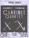 Sabre Dance for 4 clarinets score+parts
