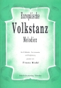 Europische Volkstanz-Melodien: fr 2 Melodie-Instrumente und Begleitung Spielpartitur