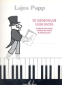 In Memoriam Erik Satie 3 pices  pour piano
