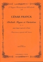 Prelude Fugue et Variation op.18 pour orgue et piano partition