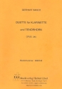 Duette op.245 fr Klarinette und Tenorhorn