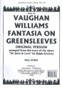 Fantasia on Greensleeves  for string orchestra, 2 flutes and harp full score