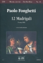 12 madrigali (1598) per 2 voci