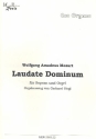 Laudate dominum  fr Sopran und Orgel