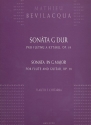 Sonata in G Major op.38 for flute and guitar score and flute part