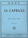 24 Caprices for viola solo