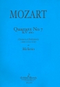 Quartett Nr.7 KV160 fr 3 Klarinetten und Bassklarinette Partitur und Stimmen