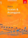 Scales and Arpeggios Grade 1 for violin