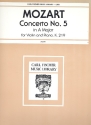 Concerto A-Major KV219 for violin and piano